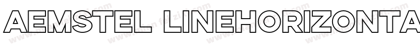 Aemstel LineHorizontal字体转换